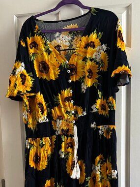 Sunflower Maxi Dress